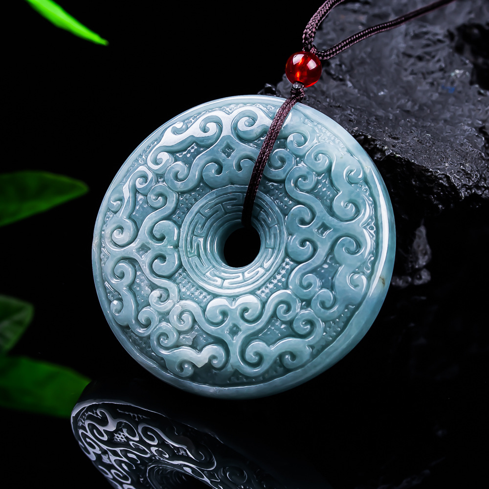 Jewelry & Watches Sp Z Oo Ul Frezerów 3 - 天然ビルマ翡翠フラワーペンダントネックレスヴィンテージデザイナージュエリー高級アクセサリー本物の翡翠のギフト女性のための
