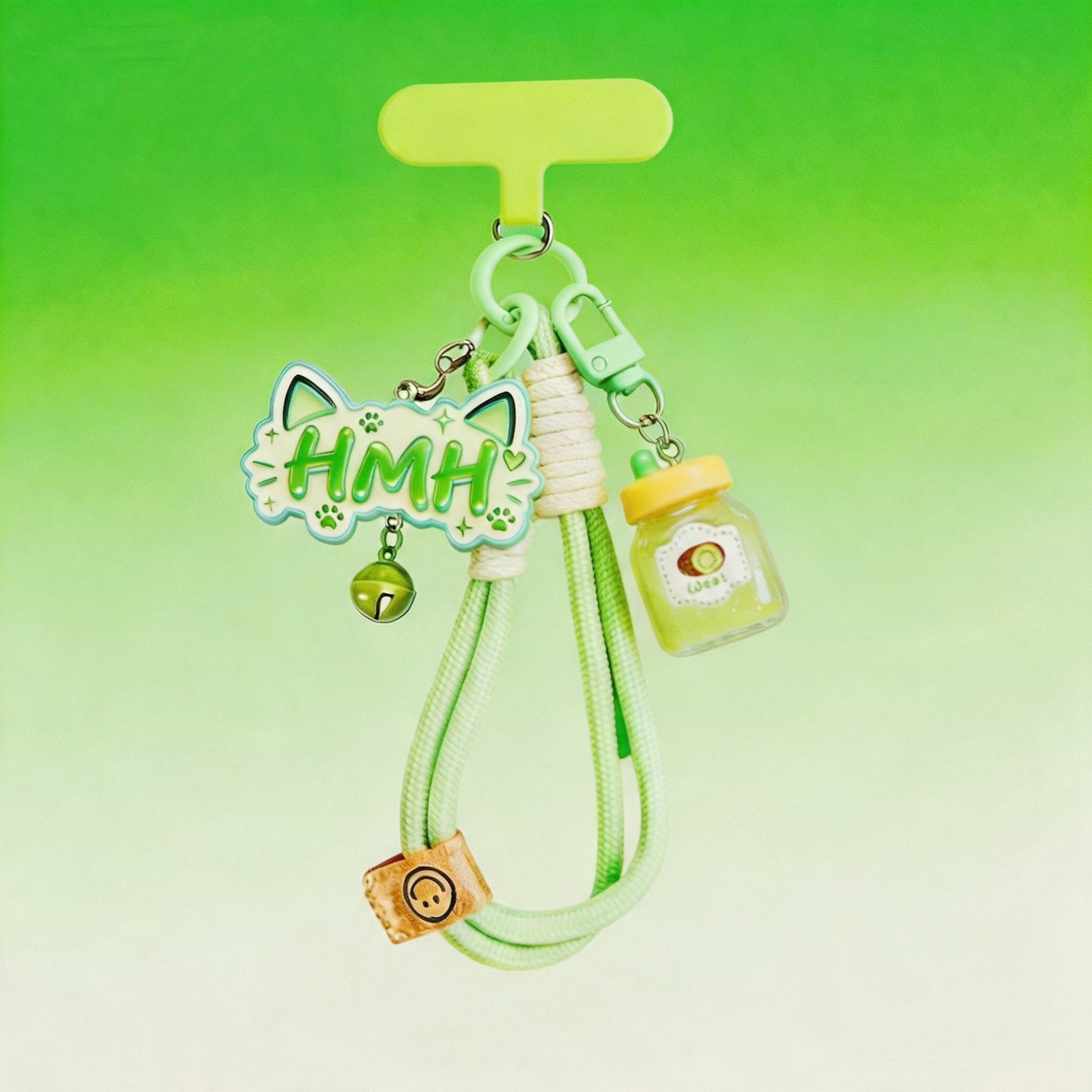 Engraved Name Necklace - オリジナル侯明昊（ホウ・ミンハオ）HMHセレブアクリルブランド名コスプレキーホルダー、カラーモバイルバッグペンダント