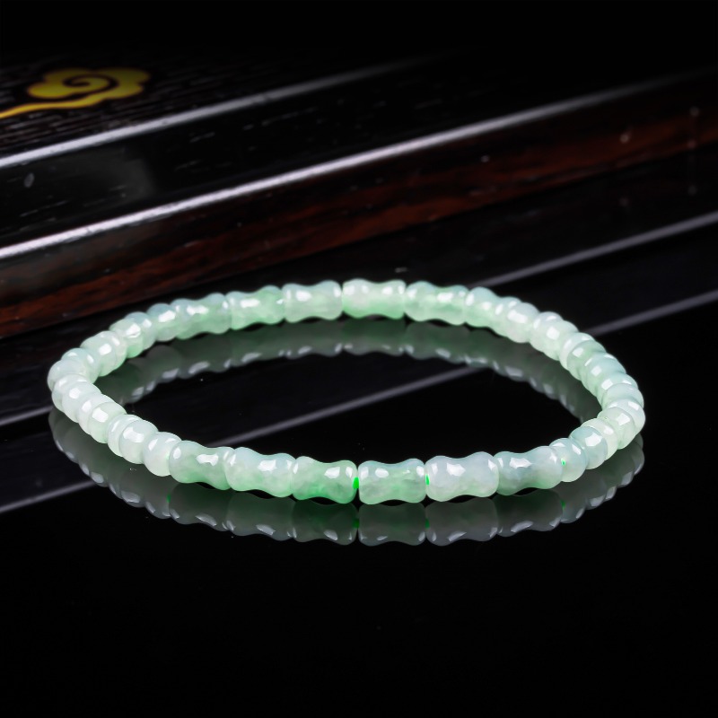 Jewelry & Watches Sp Z Oo Ul Frezerów 3 - 新しい本物の天然良質な翡翠竹のブレスレットネックレス、彫刻チャーム、ジェダイトジュエリー、ファッションチャームギフト、女性男性用、証明書付き