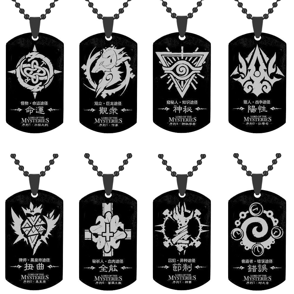 Mens Dog Tag Necklace - 男性と女性のためのリングのアニメーションのロードオブザリング、ステンレス鋼チョーカー、犬のタグペンダント、シルバーカラー、トレンディなネックレス