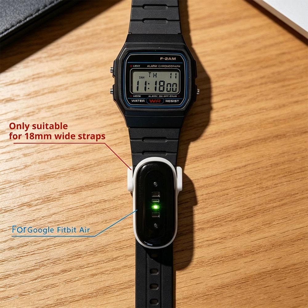 Watch Strap Replacement - 時計バンドコンボセット（アダプターとホルダー）Google Fitbit Air Strap Connector対応交換改造アクセサリー