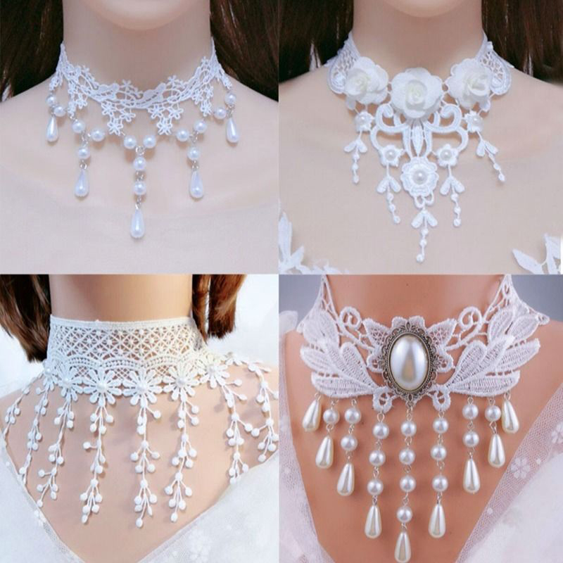 Crystal Choker Necklace - 1pc ヴィンテージクラシックゴシックタトゥーレースチョーカー女性のためのブラッククリスタルペンダントチャームチョーカーネックレス自由奔放に生きるジュエリーギフト