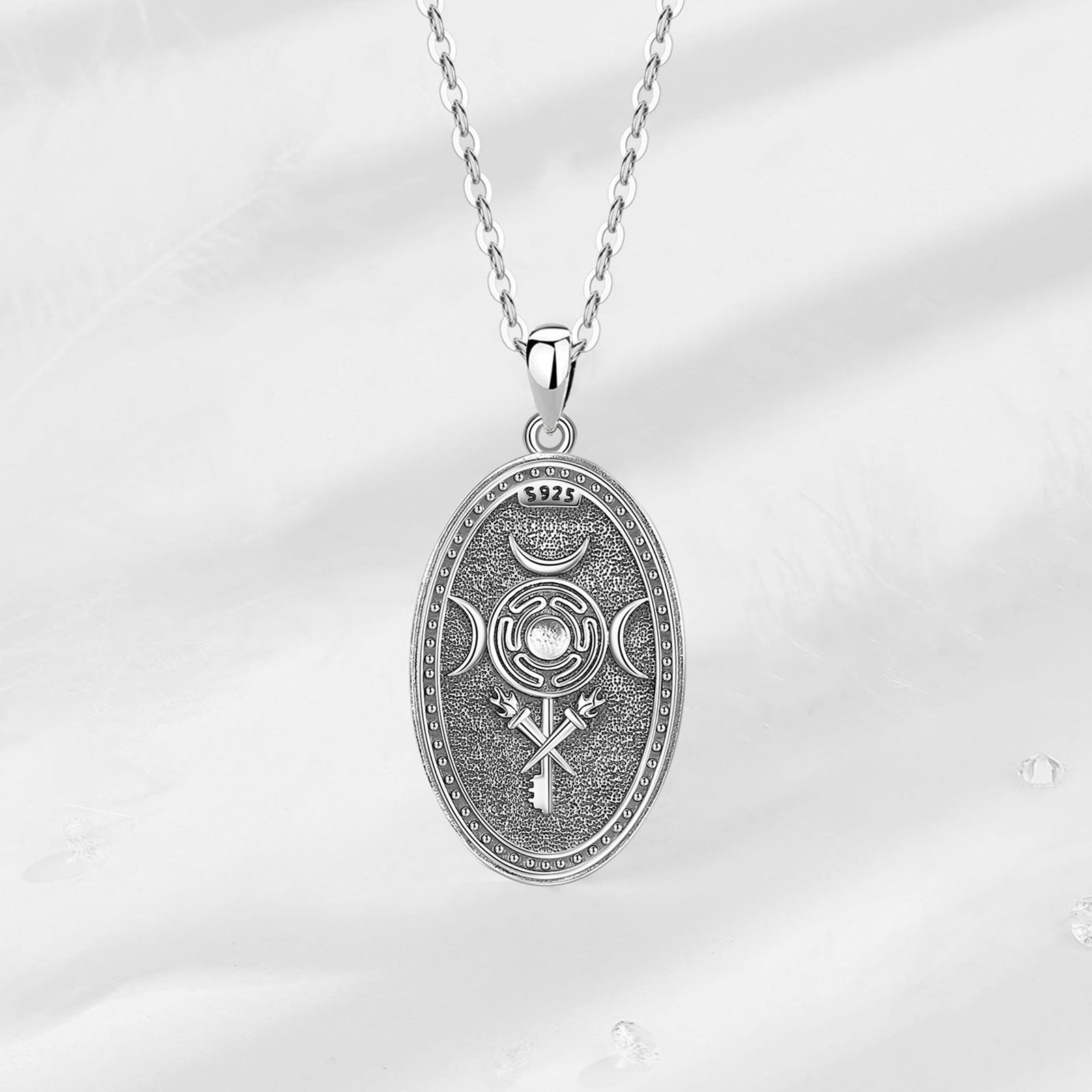 男性と女性のためのEudora-925スターリングシルバーネ - Mens Dog Tag Necklace のレビューと価格