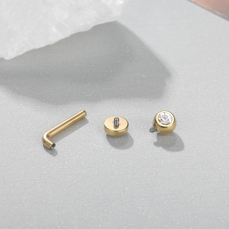1PC インプラントグレードチタンクリスティーナピアスカラフ - Christina Jewelry & Watches Marguerite Ørestik Forgyldt Sølv のレビューと価格