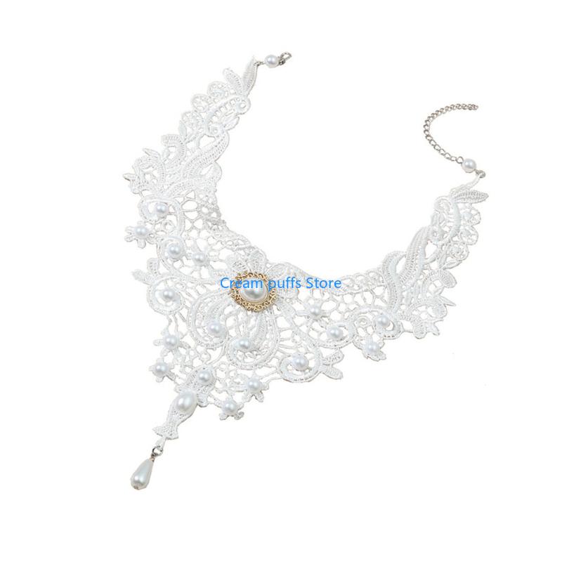 50LE レースチョーカーネックレス ゴシックスチームパンク - Crystal Choker Necklace のレビューと価格