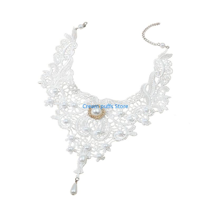 50LE レースチョーカーネックレス ゴシックスチームパンク - Crystal Choker Necklace のレビューと価格