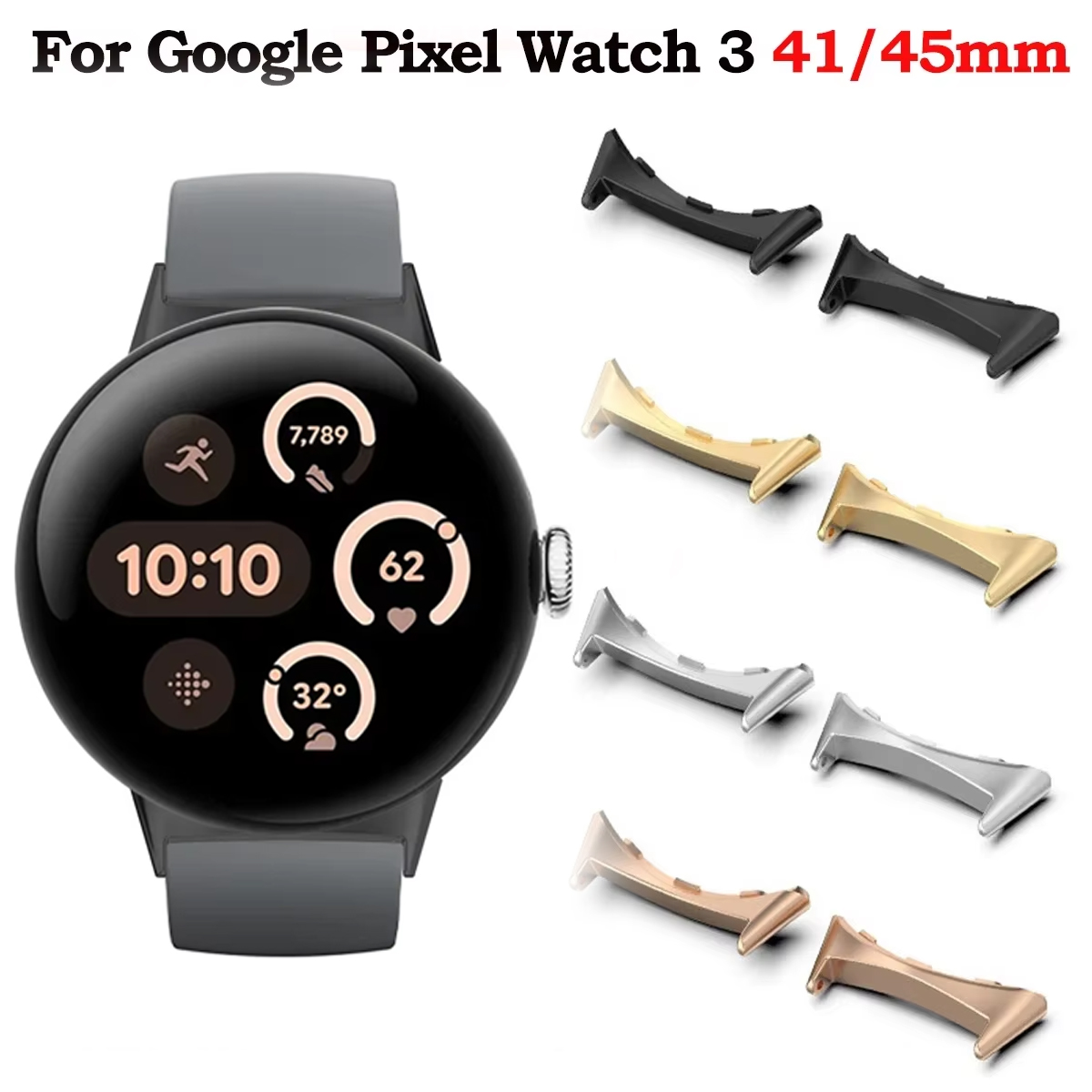 Google Pixel 3用ウォッチストラップコネクタアダ - Watch Strap Replacement のレビューと価格
