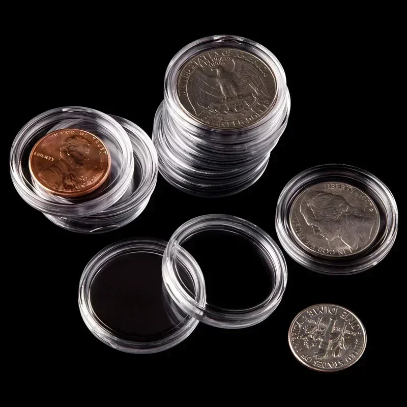 透明プラスチック製コインカプセル,保護ケース,収納ケース,コ - Collectors Coins Jewelry & Watches Of Smithtown のレビューと価格