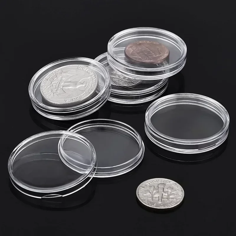 透明プラスチック製コインカプセル,保護ケース,収納ケース,コ - Collectors Coins Jewelry & Watches Of Smithtown のレビューと価格