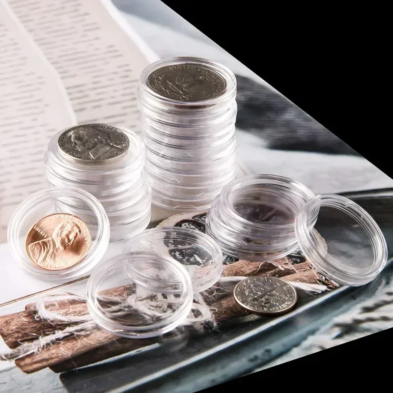 透明プラスチック製コインカプセル,保護ケース,収納ケース,コ - Collectors Coins Jewelry & Watches Of Smithtown のレビューと価格