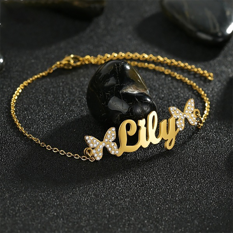 Atoztide-女性用にカスタマイズされたジュエリーセット - Engraved Name Necklace のレビューと価格