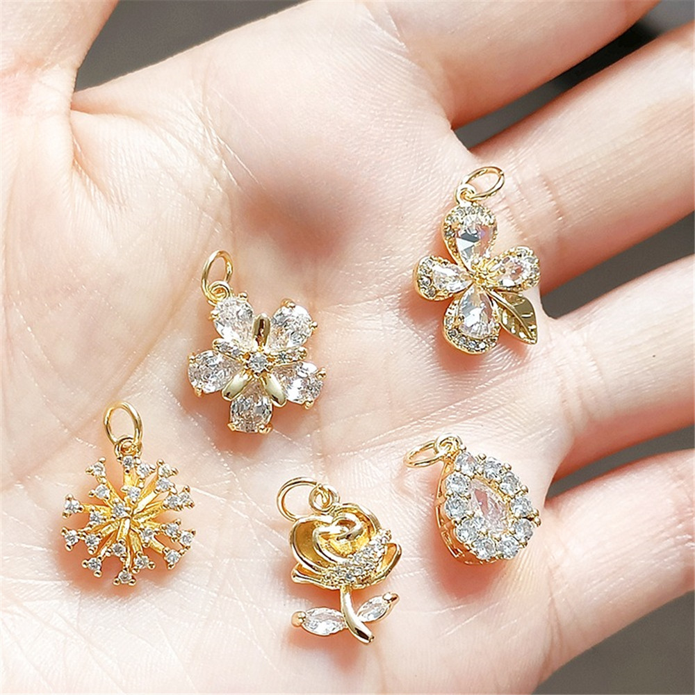 14K ゴールドメッキとジルコニウム象嵌ローズローズマネーバ - Rose Gold Bracelet のレビューと価格