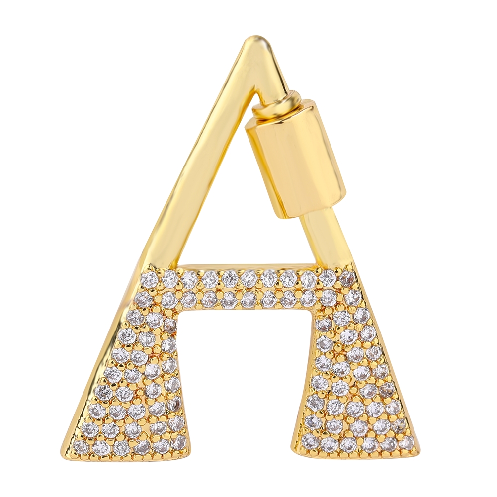 ジュヤ 18K金メッキ 26文字アルファベット ペンダント  - Engraved Name Necklace のレビューと価格