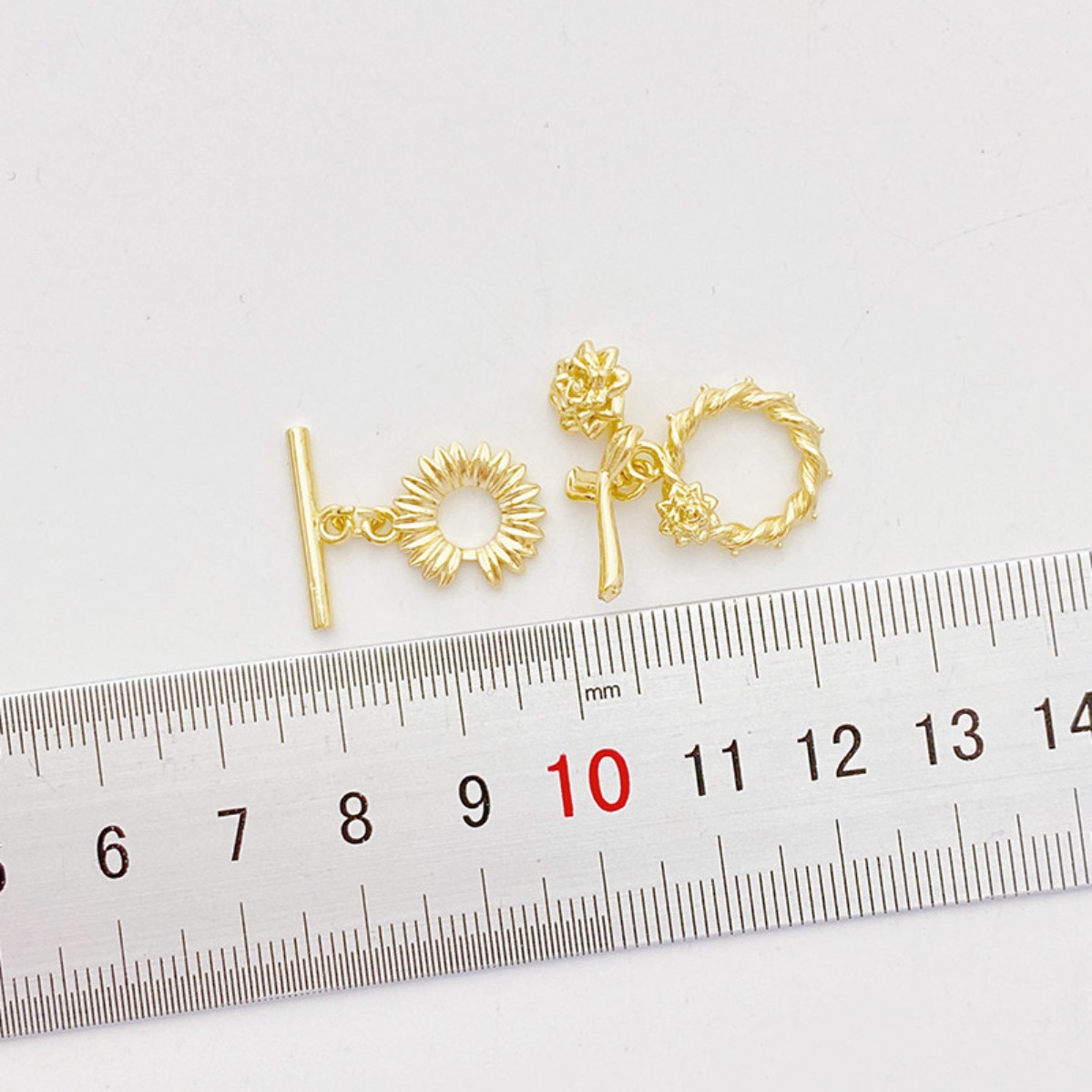 14K金メッキの小さなデイジーローズOTバックル DIYブレ - Rose Gold Bracelet のレビューと価格