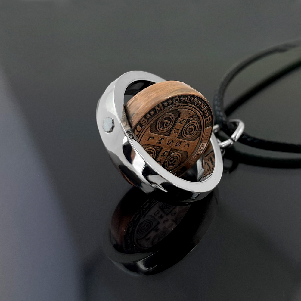 新しい聖ベネディクトメダルネックレス カトリック保護十字架ペ - Jewelry & Watches Sp Z Oo Ul Frezerów 3 のレビューと価格