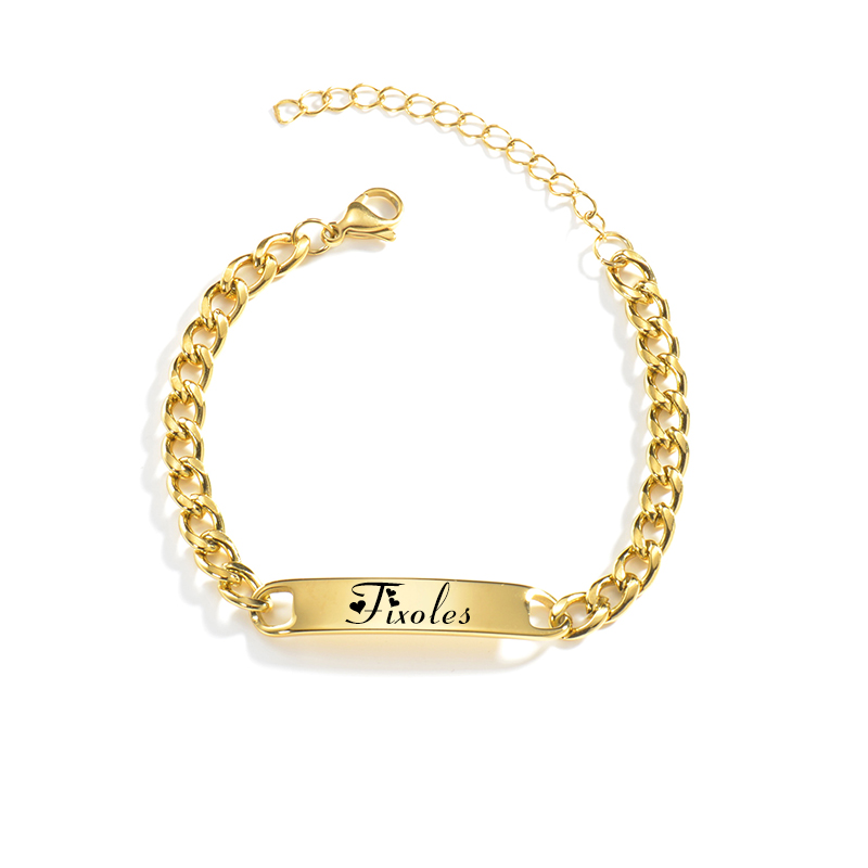 Goxijite カスタム刻印ネームネックレスキューバチェー - Engraved Name Necklace のレビューと価格