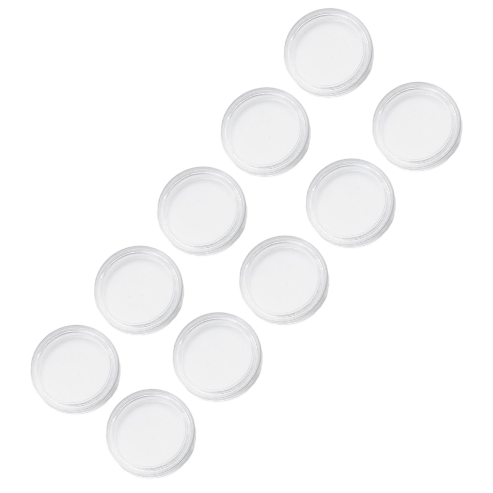 100個入り 透明プラスチック製 小型丸型収納ボックス 直径 - Collectors Coins Jewelry & Watches Of Smithtown のレビューと価格