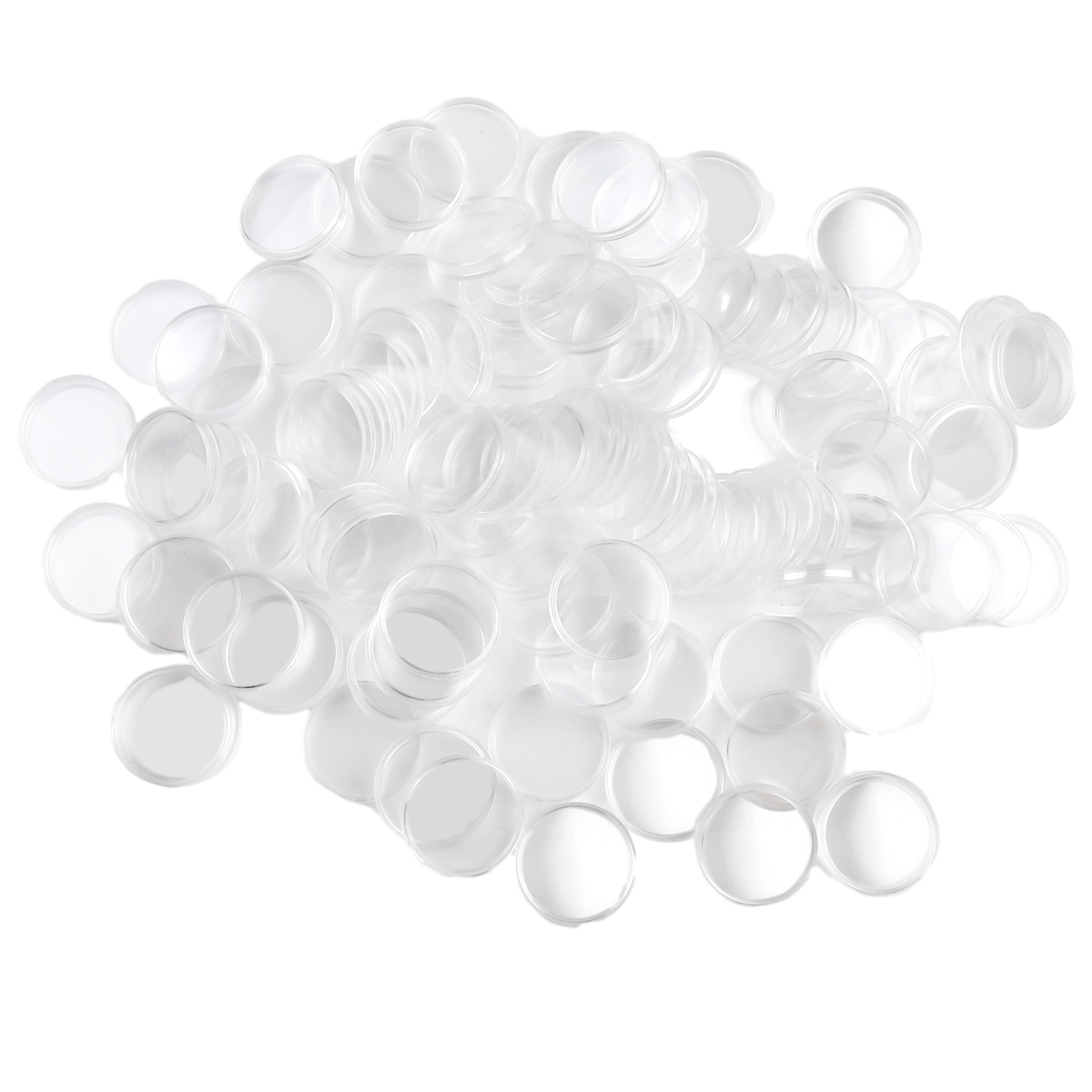 100個の透明プラスチック製コインカプセル、直径34mmの丸 - Collectors Coins Jewelry & Watches Of Smithtown のレビューと価格