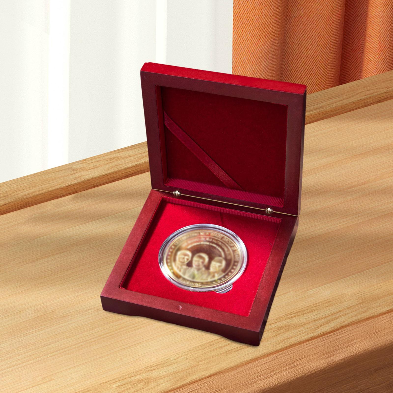メダルプレゼンテーションボックスコインホルダー木製コイン収納 - Collectors Coins Jewelry & Watches Of Smithtown のレビューと価格