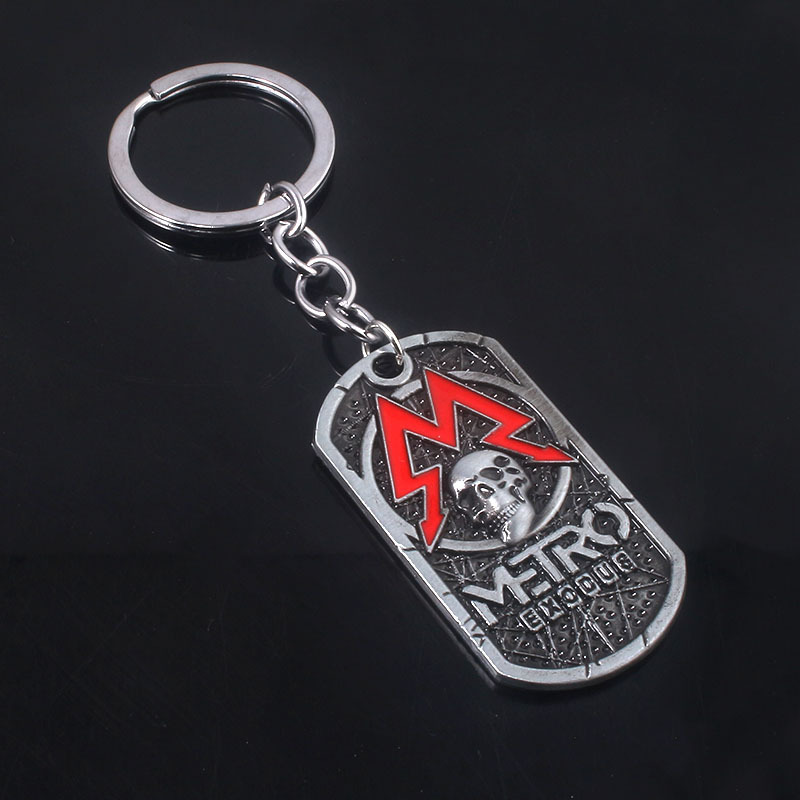 ゲームメトロエクソダス 2033 キーホルダー創造性犬タグス - Mens Dog Tag Necklace のレビューと価格