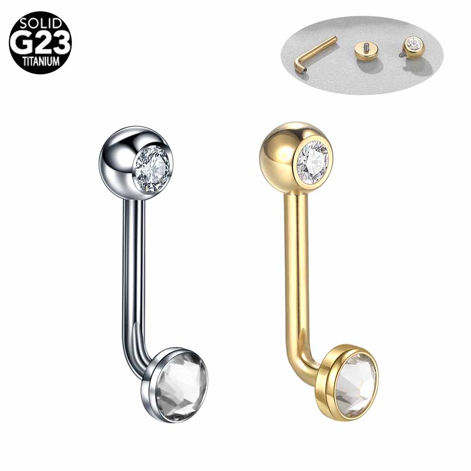 1PC G23 チタンクリスティーナ垂直フードピアスゴールド - Christina Jewelry & Watches Marguerite Ørestik Forgyldt Sølv のレビューと価格