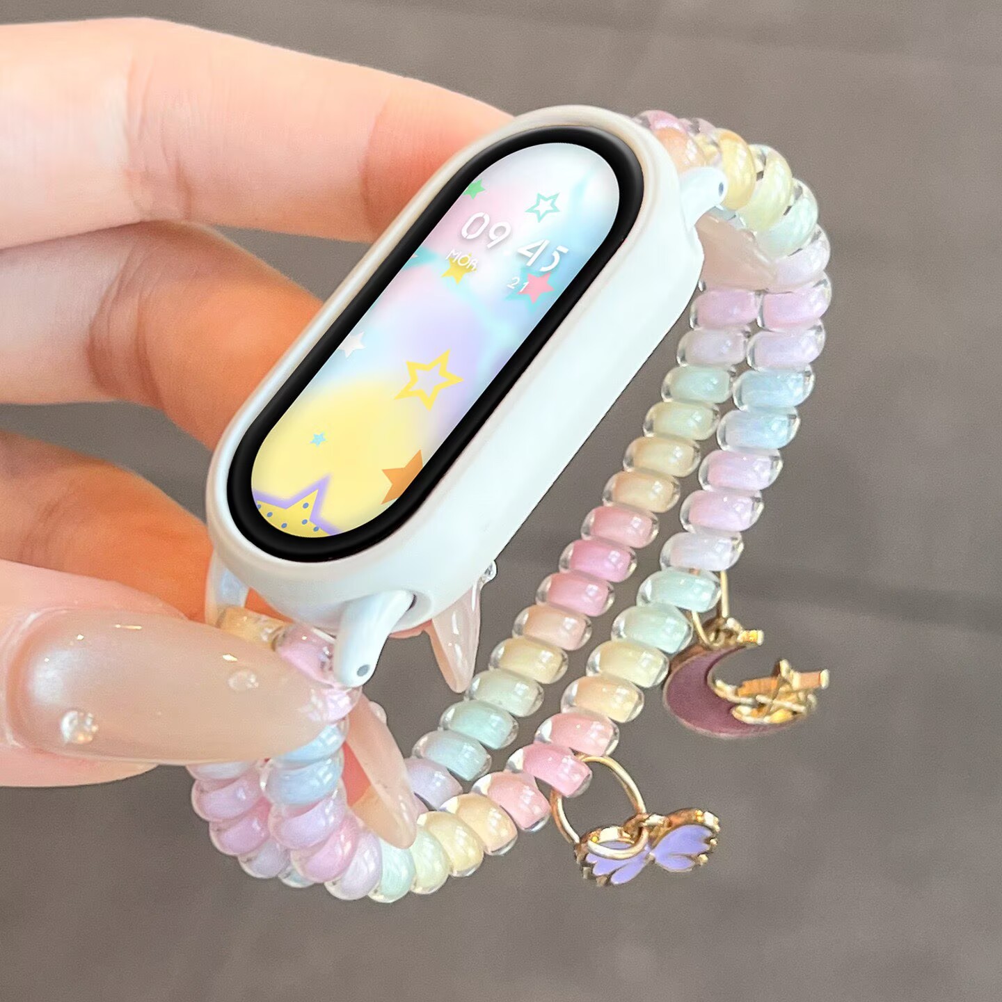 Xiaomi Mi Band10 9 8用キャンディグラデー - Jewelry Watches For Kids のレビューと価格