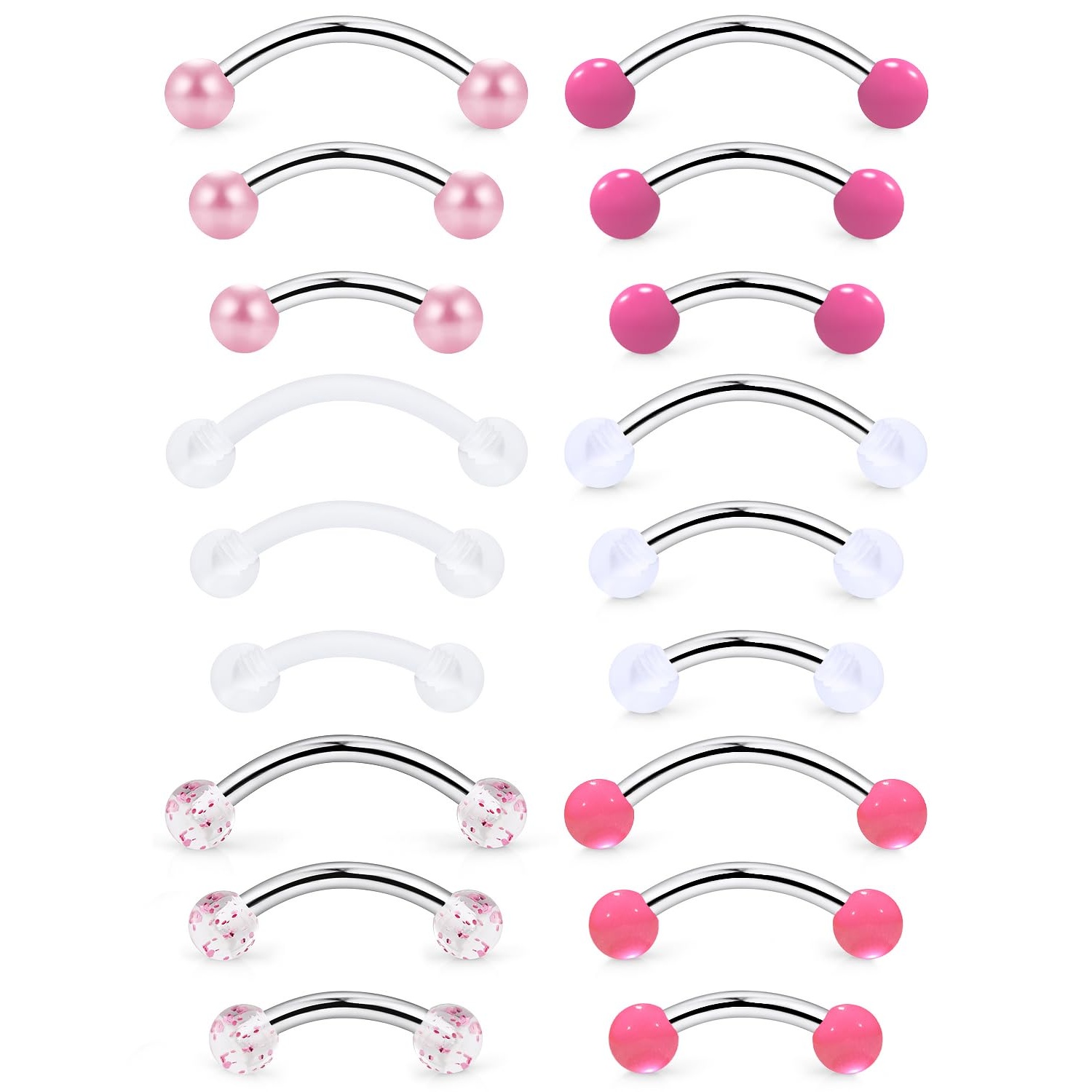 16g 6/8/10mm 眉毛のルーク垂直ラブレット反悲劇ク - Christina Jewelry & Watches Marguerite Ørestik Forgyldt Sølv のレビューと価格
