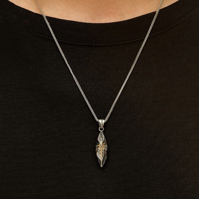 ヴィンテージステンレス鋼ウィッシングストーンネックレス男性ユ - Mens Dog Tag Necklace のレビューと価格