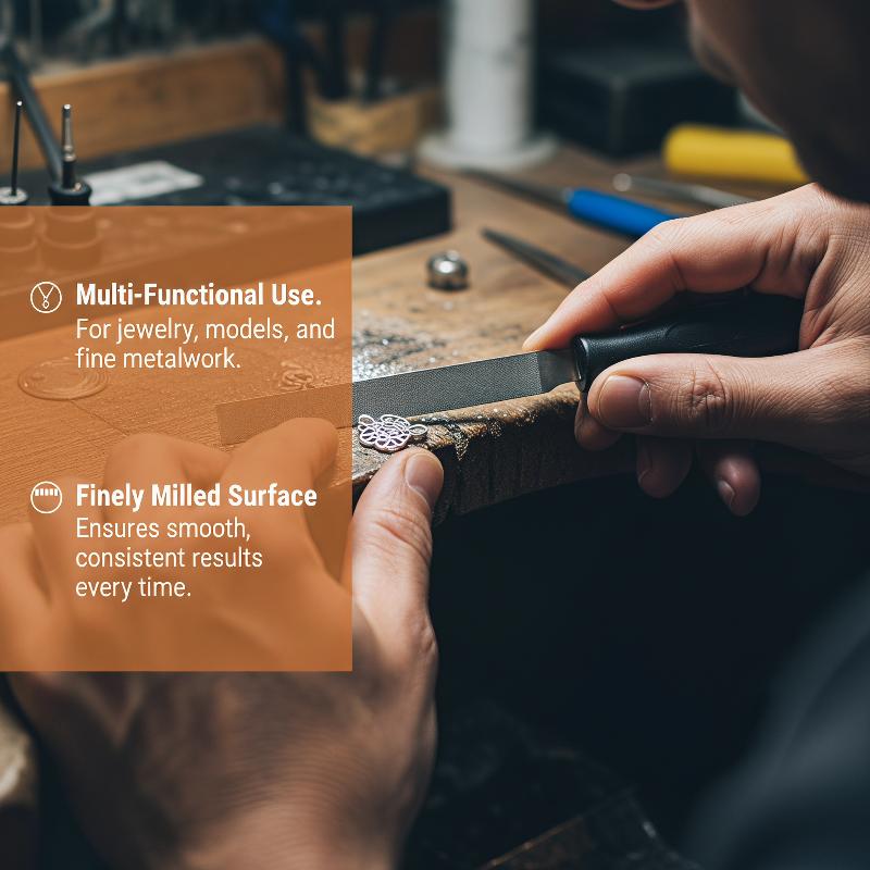 10個入り金属製ニードルファイルキット、滑り止めハンドル付き - Jewelry Repair & Watches Reviews のレビューと価格