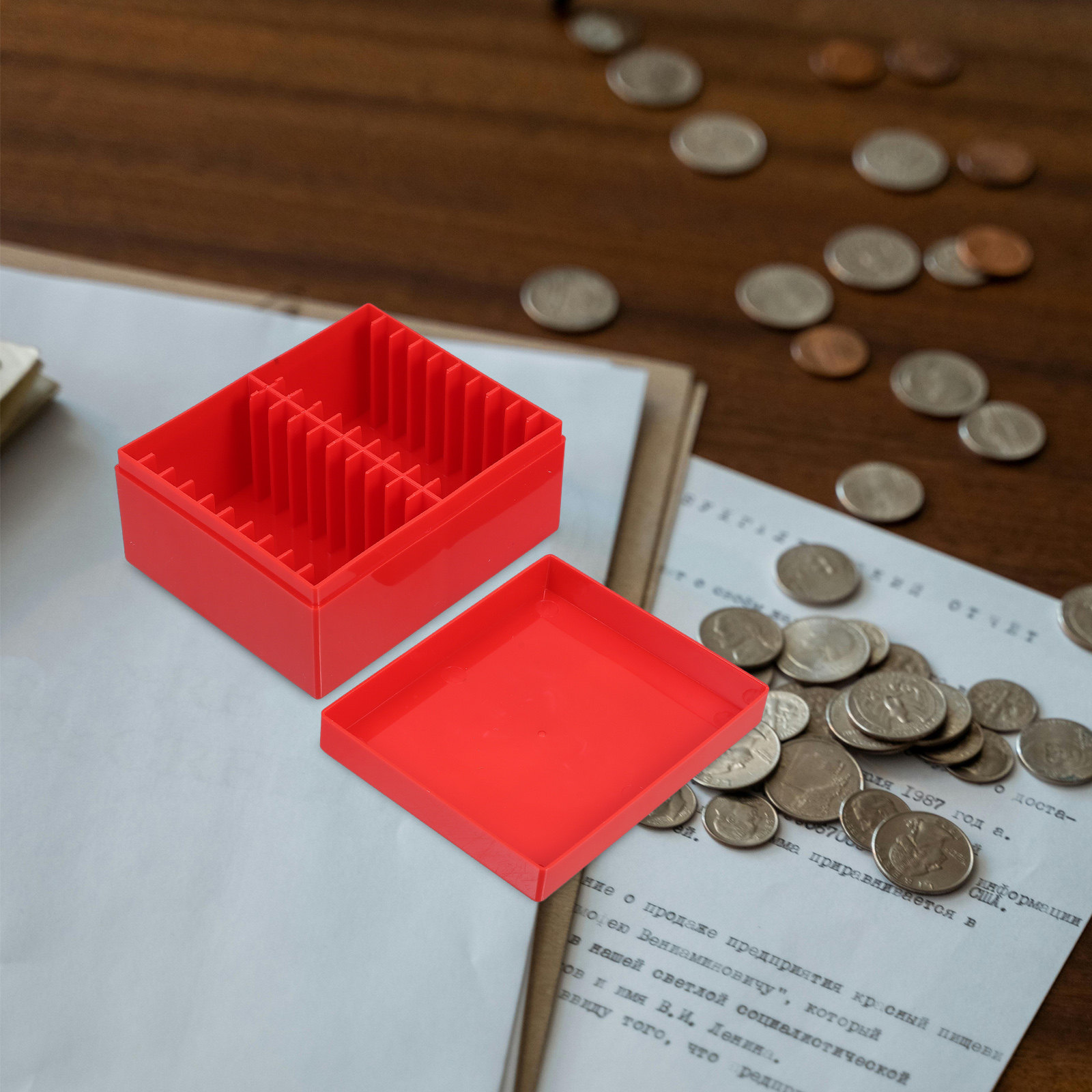 プラスチック製コイン収納ボックス 20個のホルダー付き 多機 - Collectors Coins Jewelry & Watches Of Smithtown のレビューと価格