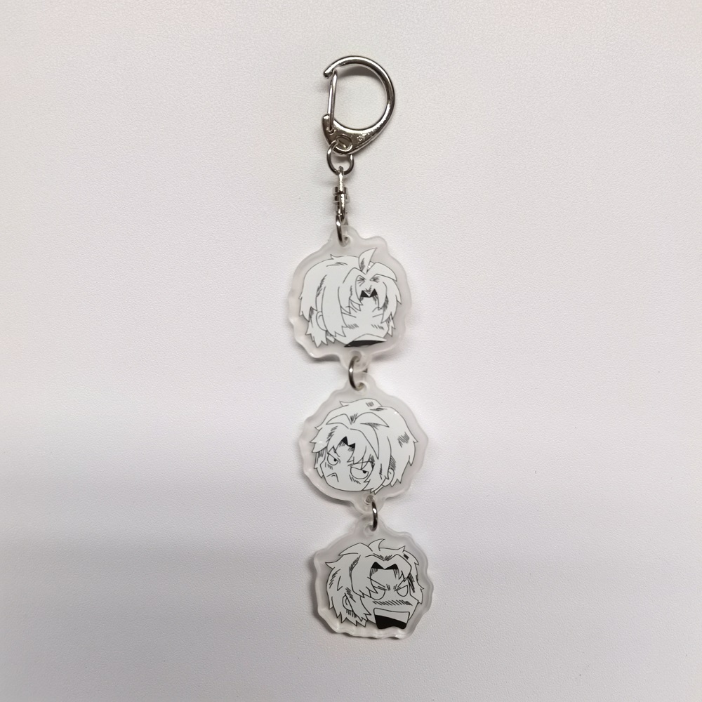 アニメキーホルダートレイ犬アクリル寿司中島太宰花キーチェーン - Mens Dog Tag Necklace のレビューと価格