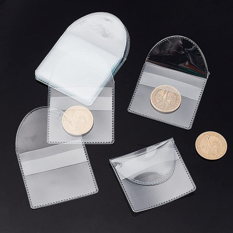 透明なプラスチックコインコレクター、プロテクターポケット、シ - Collectors Coins Jewelry & Watches Of Smithtown のレビューと価格